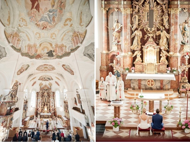 Die Pfarrkirche von Leogang bei Salzburg, St. Leonhard.