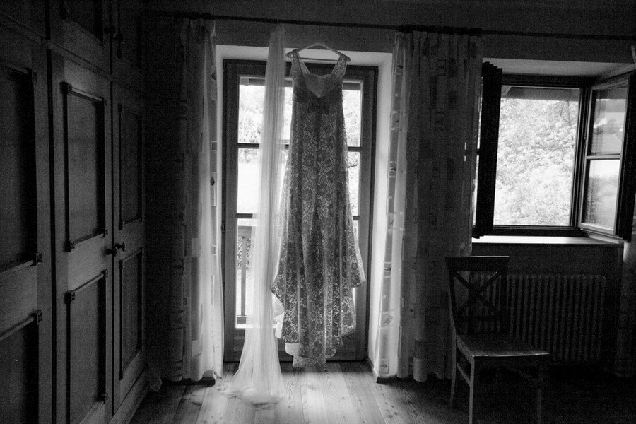 Das Vintage-Brautkleid. Foto: Stefanie Danner.