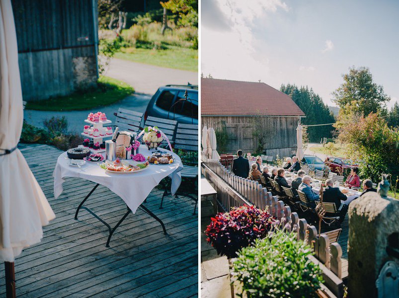 Eine pinke Hochzeit voller Inspirationen auf dem Einödhof Waldeck im Bayerischen Wald