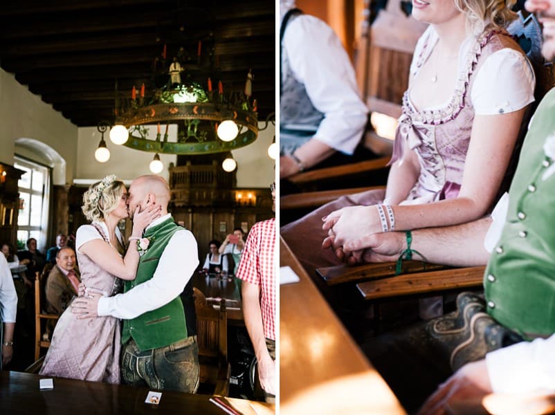 Eine Hochzeit am Tegernsee, stilecht im Dirnd und mit Feier in der Alpenrose