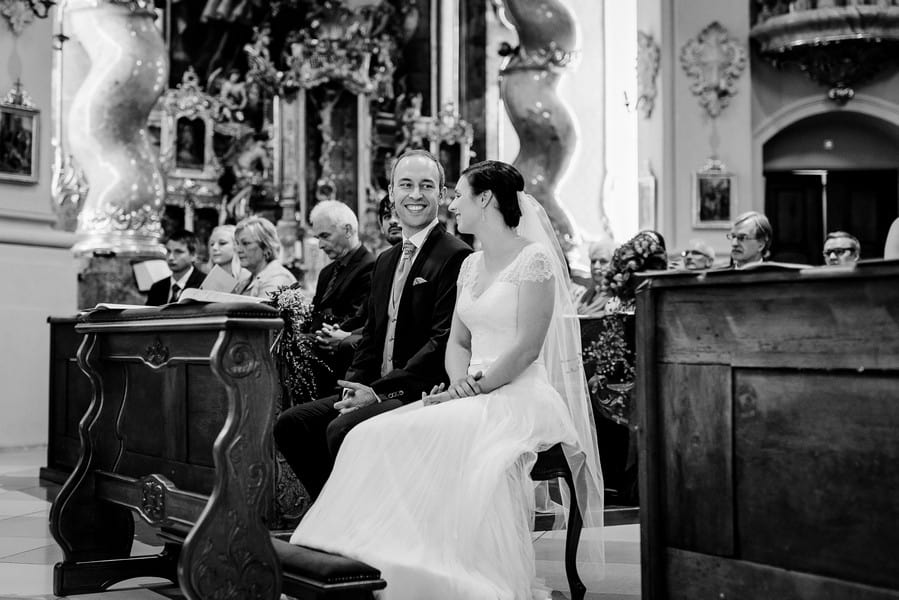 Hochzeit in der Ursulinenkirche in Straubing
