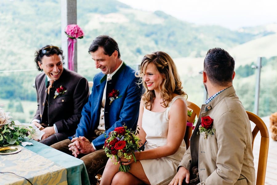 Hochzeit im Standesamt in den Weinbergen Österreichs