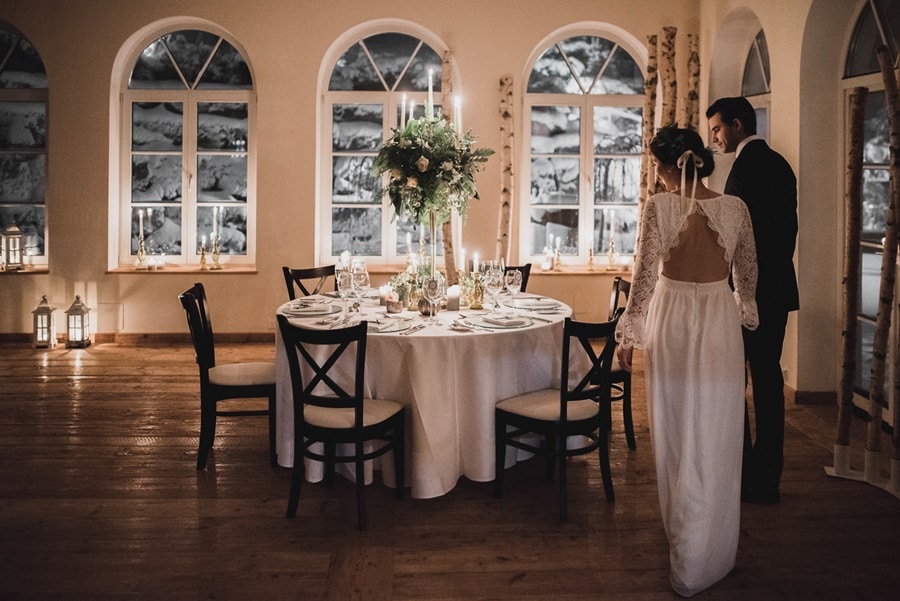 Tischdeko: Ideen für eine elegante Hochzeit in Grün und Gold