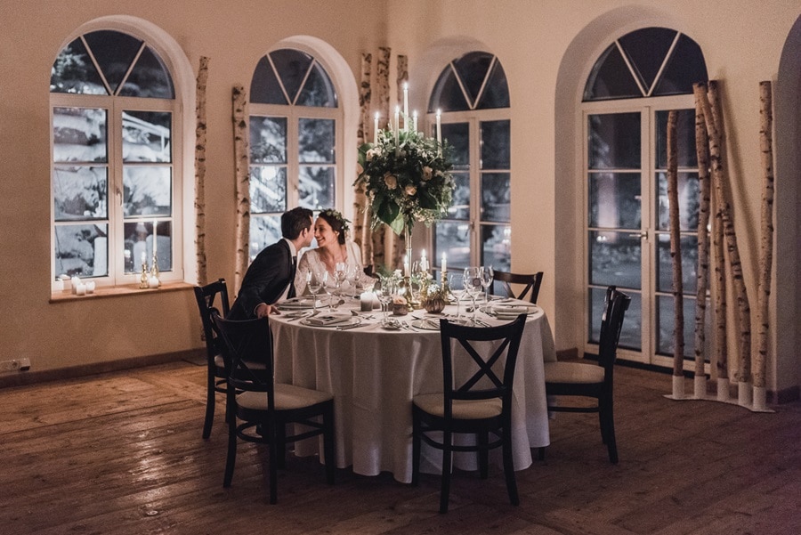Tischdeko: Ideen für eine elegante Hochzeit in Grün und Gold